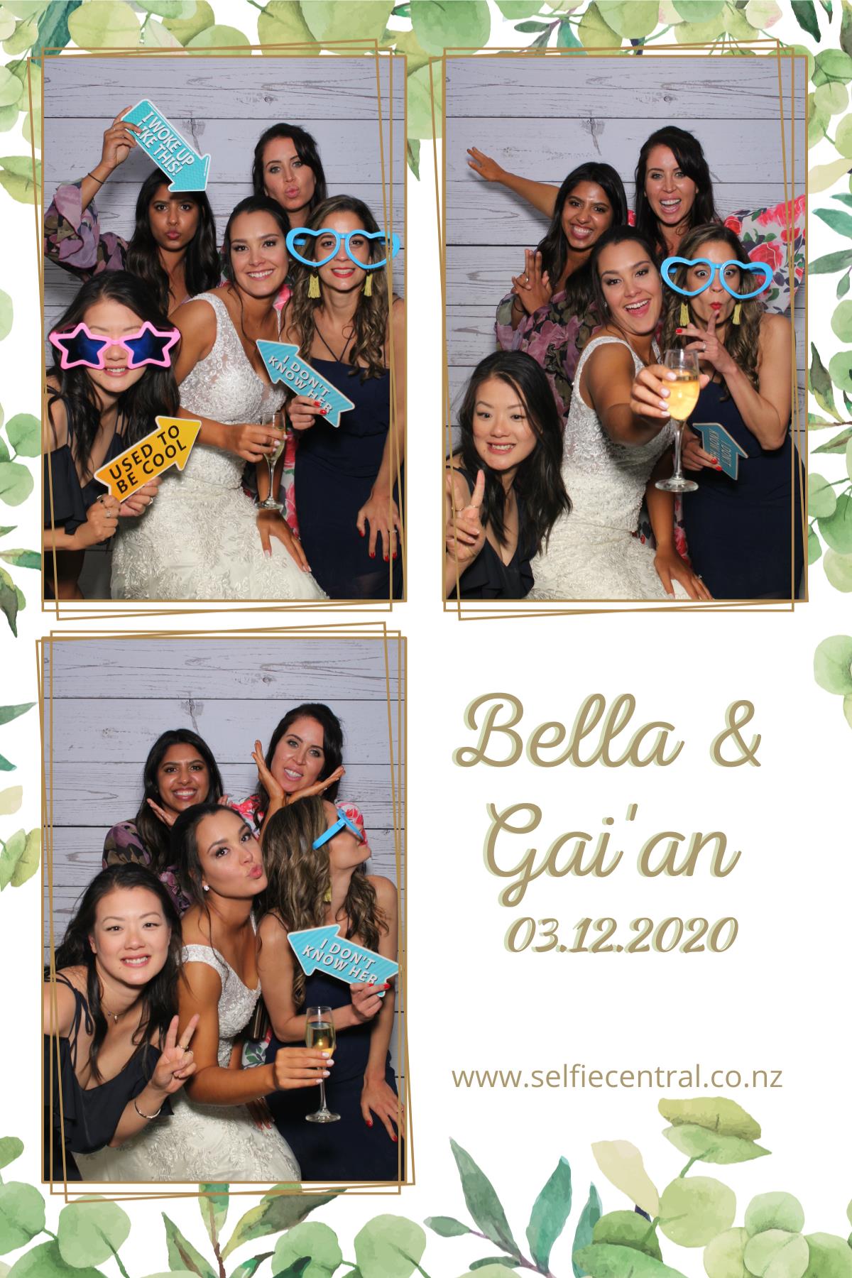 Bella & Gai'an's wedding | View more photos from the event at gallery.photobooth.co.nz/u/SelfieCentral/Bella-Gaians-wedding